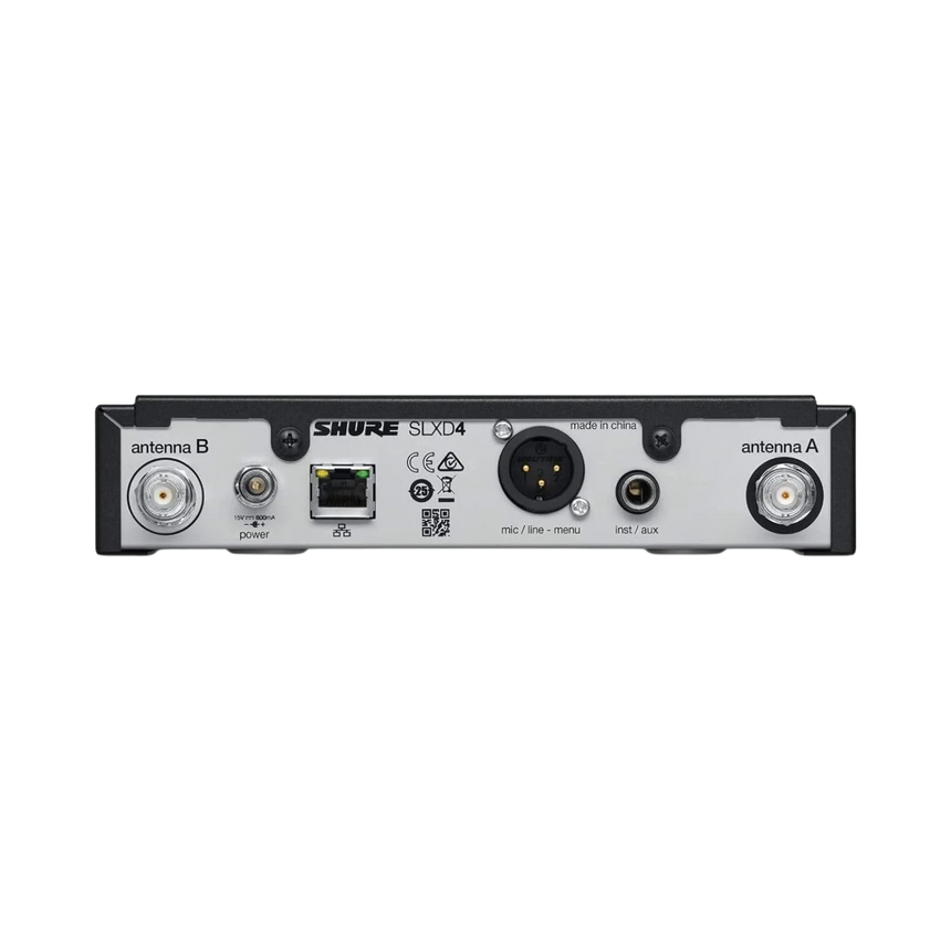 Shure SLXD14/DL4B Digital Wireless DuraPlex Omni Lavalier Microphone System (J52: 558 to 602 + 614 to 616 MHz) — Being Shipped