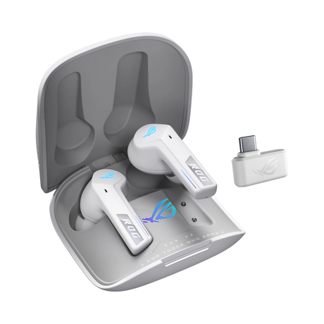 ASUS ROG Cetra True Wireless SpeedNova In-Ear Gaming Earbuds (Moonlight White) — Being Shipped