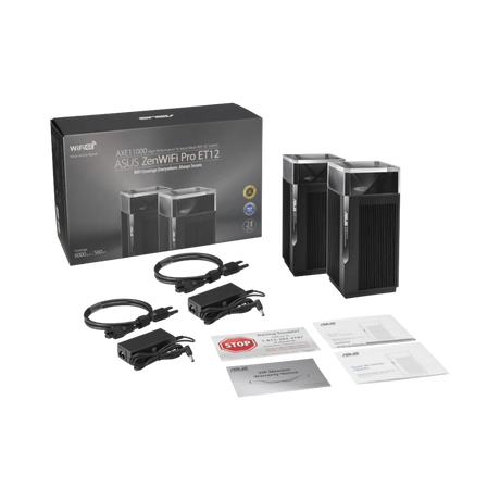 ASUS ZenWiFi Pro ET12 AXE11000 Wireless Tri-Band 2.5G Mesh System (2-Pack) — Being Shipped