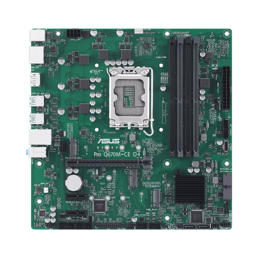 ASUS Q670 Chipset Socket LGA-1700 Micro ATX Desktop Motherboard — Being Shipped