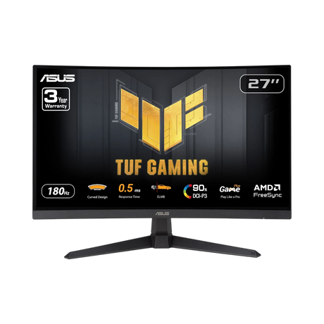 ASUS TUF Gaming VG27WQ3B 27" 16:9 180Hz QHD HDR VA LCD Curved Gaming Monitor — Being Shipped