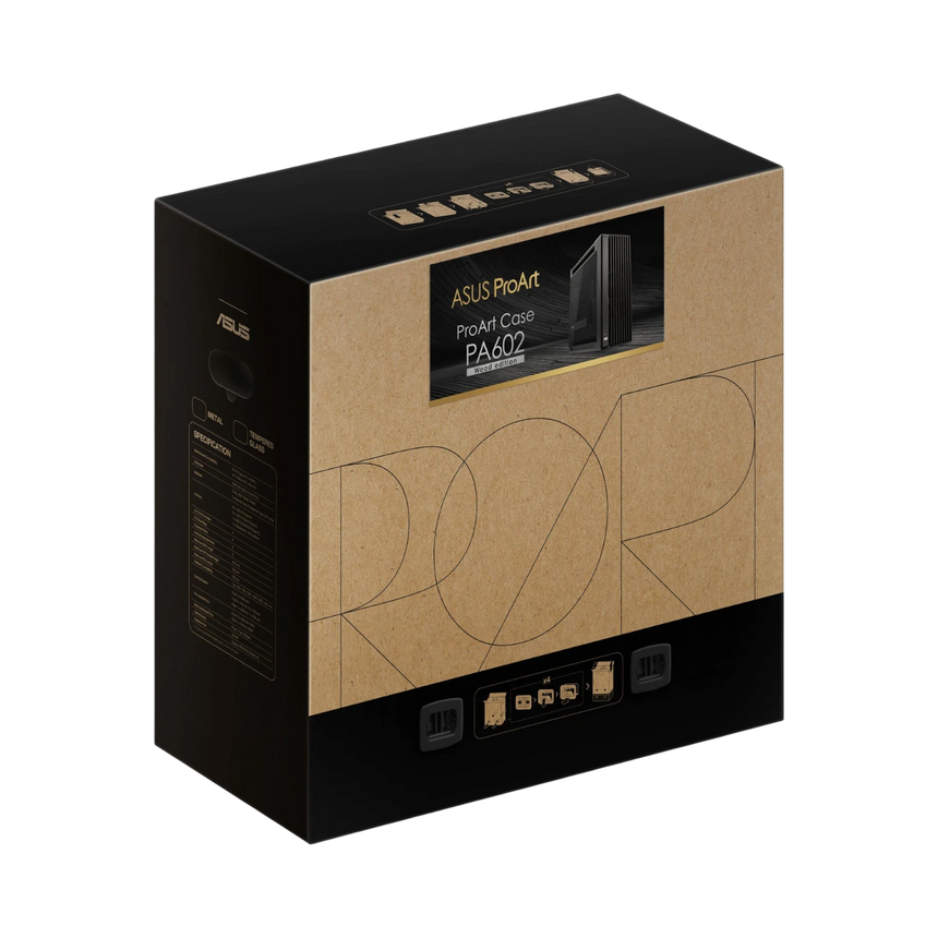 ASUS ProArt PA602 Wood Edition Mid-Tower Case (Black) — Being Shipped