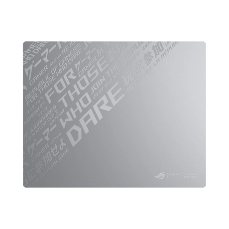 ASUS Republic of Gamers Moonstone Ace L Glass Gaming Mouse Pad (Moonlight White) — Being Shipped