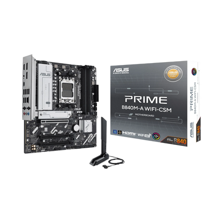 ASUS PRIME B840M-A WIFI-CSM AM5 M-ATX Motherboard — Being Shipped