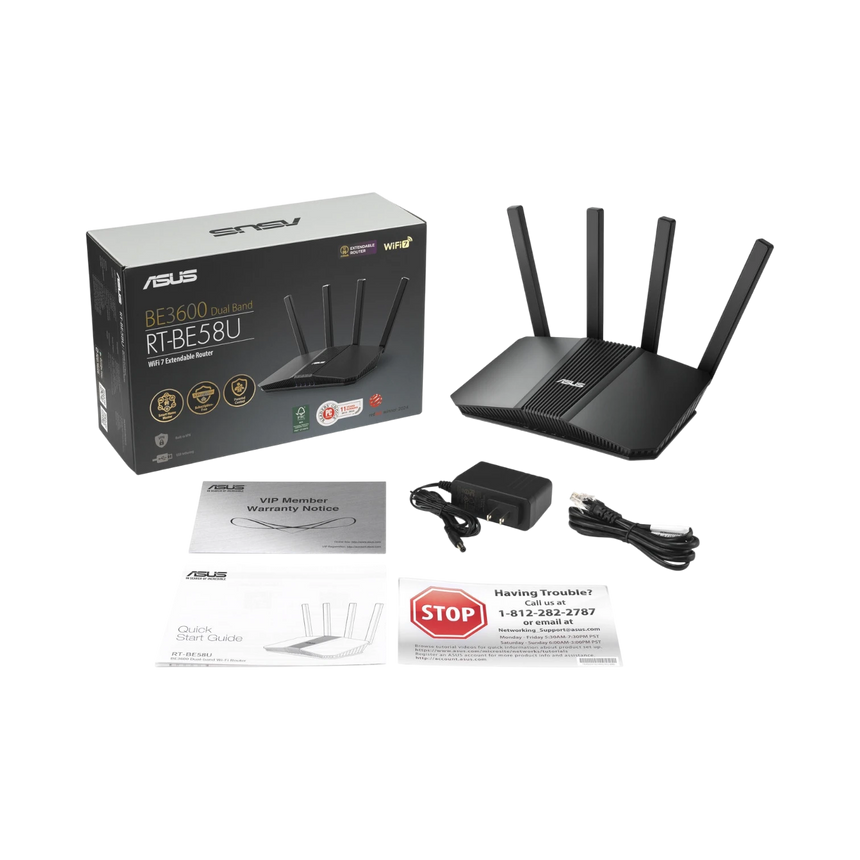 ASUS RT-BE58U BE3600 Wireless Dual-Band Multi-Gig Router — Being Shipped