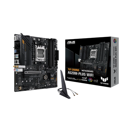 ASUS TUF GAMING A620M-PLUS WIFI AM5 Micro-ATX Motherboard — Being Shipped