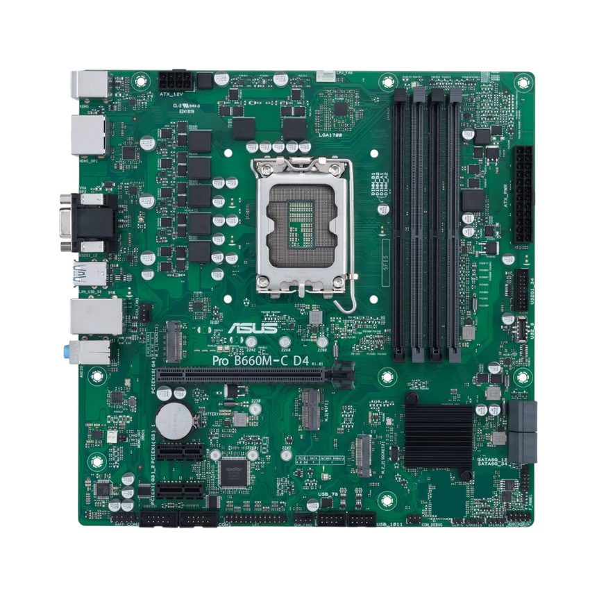 ASUS PRO B660M-C D4-CSM LGA1700 Socket Micro ATX Motherboard — Being Shipped
