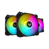 ASUS TUF Gaming TF120 ARGB 120mm PWM Fan (Black) — Being Shipped