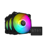 ASUS TUF Gaming TF120 ARGB 120mm PWM Fan (Black) — Being Shipped