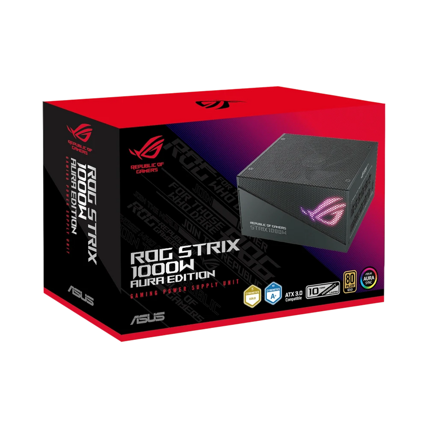 ASUS 1000W ROG STRIX Gold Aura Edition Modular Power Supply — Being Shipped