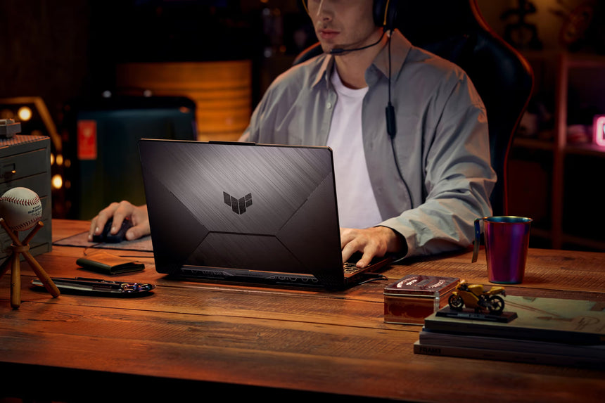 ASUS TUF Gaming A15 15.6" Gaming Laptop, AMD Ryzen 5 7535HS, NVIDIA RTX 2050, 8GB RAM, 512GB SSD (Graphite Black) — Being Shipped