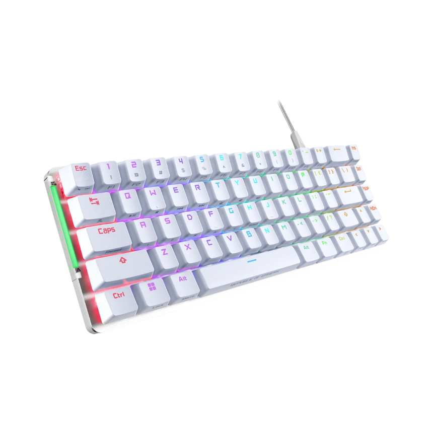 ASUS ROG Falchion Ace Wired Backlit Mechanical Keyboard (White, ROG NX Red Switches) — Being Shipped