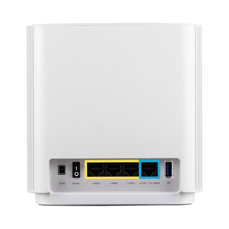 ASUS ZenWiFi ET8 AX6600 Wireless Tri-Band Gigabit 3-Piece Mesh Wi-Fi System (White) — Being Shipped