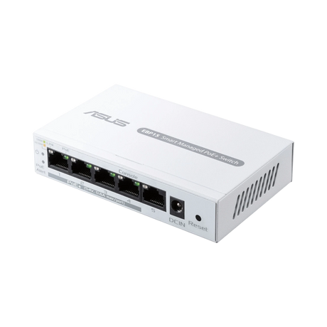 ASUS ExpertWiFi EBP15 5-Port Gigabit PoE+ Compliant Managed Switch — Being Shipped