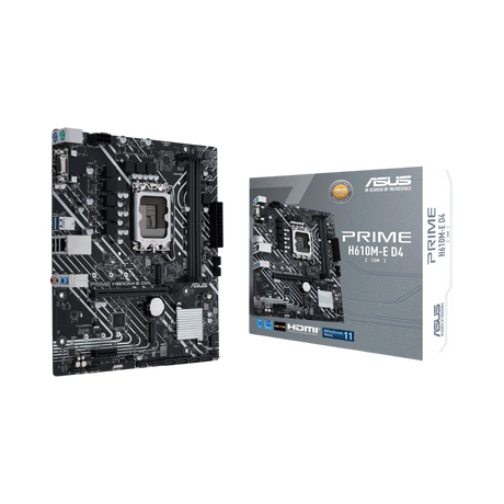 ASUS PRIME H610M-E D4-CSM LGA 1700 Mini-ATX Motherboard — Being Shipped