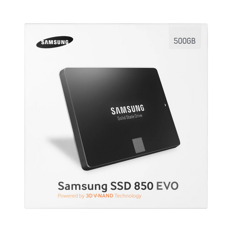 Samsung 850 EVO MZ-75E500 500GB 2.5" SATA 6Gb/s Encrypted Internal SSD — Being Shipped