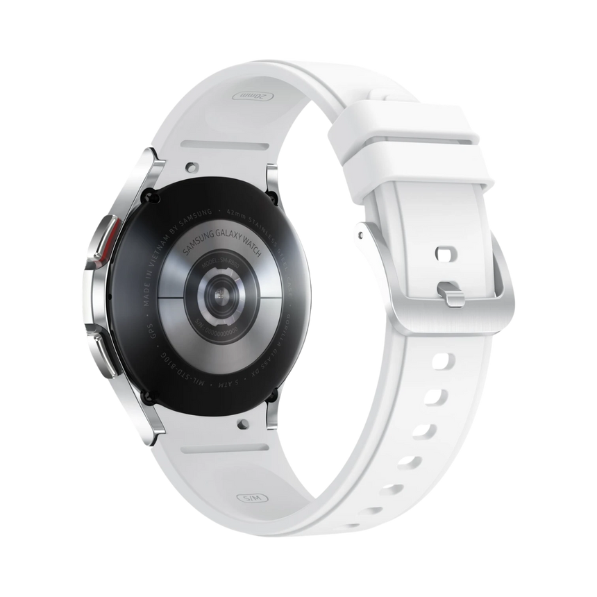 Samsung Galaxy Watch4 Classic Stainless Steel 42mm BT Smartwatch (Silver) — Being Shipped