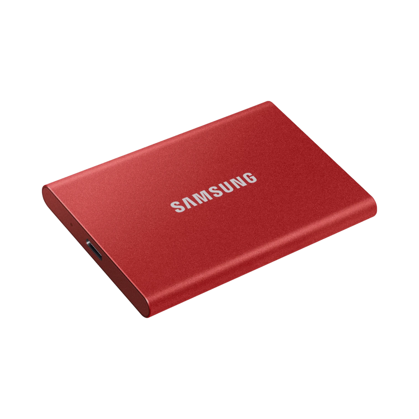 Samsung T7 500GB PCIe NVMe USB 3.2 Gen 2 Portable SSD (Metallic Red) — Being Shipped