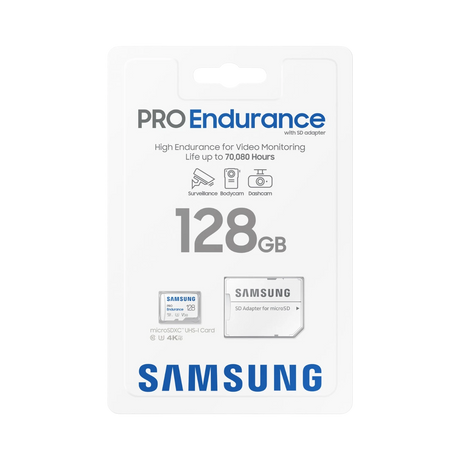 Samsung PRO Endurance 128GB UHS-I microSDXC Memory Card with SD Adapter — Being Shipped