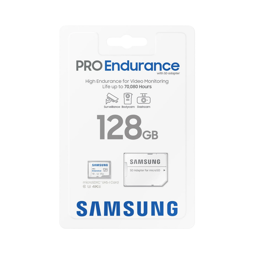Samsung PRO Endurance 128GB UHS-I microSDXC Memory Card with SD Adapter — Being Shipped