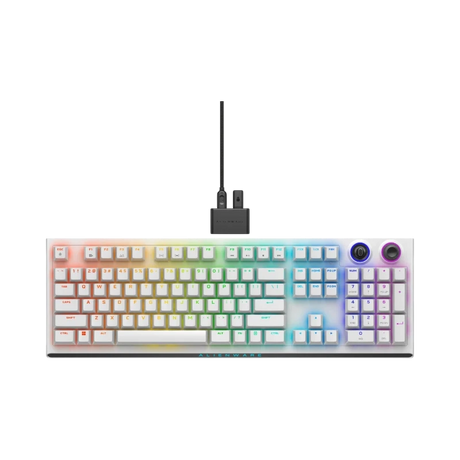 Dell Alienware AW920K Tri-Mode Wireless Backlit Mechanical Gaming Keyboard (Lunar Light) — Being Shipped