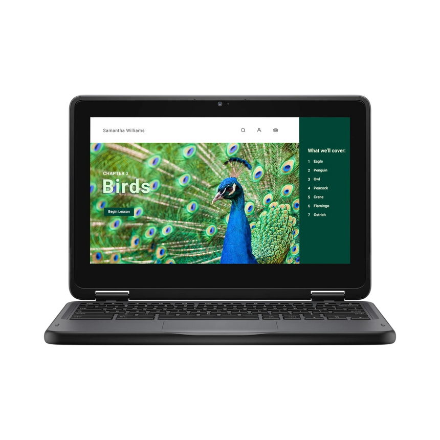 Dell 3120 11.6" Multi-Touch 2-in-1 Chromebook, Intel Celeron N100, 4GB RAM, 64GB eMMC — Being Shipped