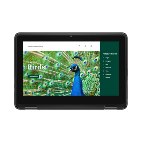 Dell 3120 11.6" Multi-Touch 2-in-1 Chromebook, Intel Celeron N100, 4GB RAM, 64GB eMMC — Being Shipped