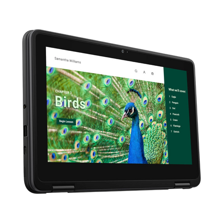 Dell 3120 11.6" Multi-Touch 2-in-1 Chromebook, Intel Celeron N100, 4GB RAM, 64GB eMMC — Being Shipped