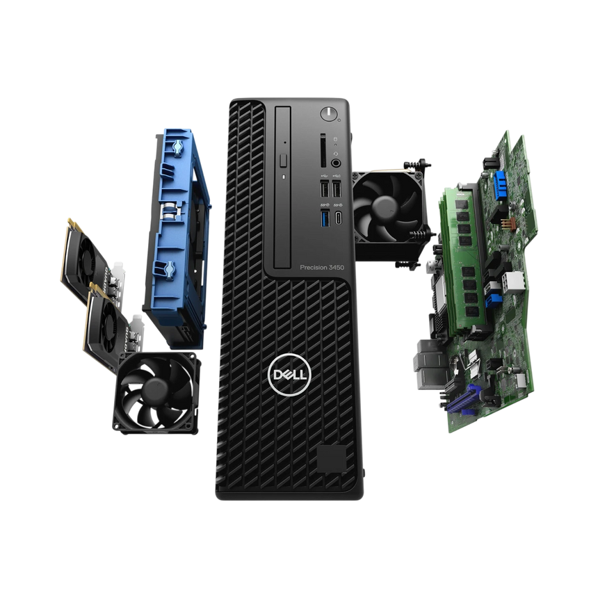 Dell Precision 3450 SFF Desktop Computer, Intel Core i7-10700, 16GB DDR4 RAM, 512GB SSD — Being Shipped