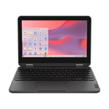 Lenovo 500e Gen 4s 11.6" Touchscreen Convertible 2 in 1 Chromebook, Intel N100, 8GB RAM, 64GB Flash Memory — Being Shipped