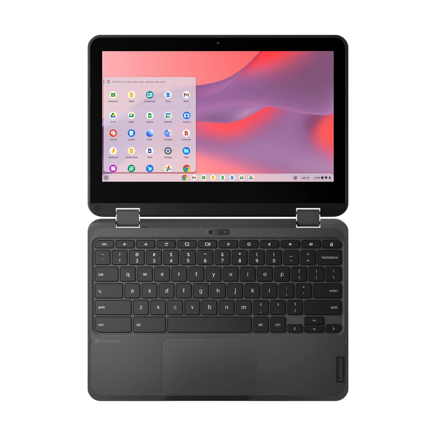 Lenovo 500e Gen 4s 11.6" Touchscreen Convertible 2 in 1 Chromebook, Intel N100, 8GB RAM, 64GB Flash Memory — Being Shipped