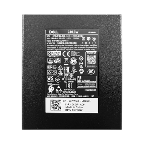 Dell 240W AC Adapter for Alienware & Precision Laptops — Being Shipped