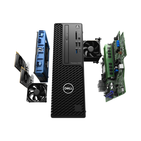 Dell Precision 3450 SFF Desktop Computer, Intel Core i7-10700, NVIDIA Quadro P620, 16GB DDR4 RAM, 512GB SSD — Being Shipped