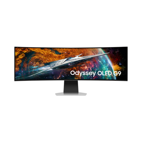 Samsung Odyssey QD-OLED G9 49" 32:9 240Hz QHD HDR OLED Curved Ultrawide Gaming Monitor (Silver) — Being Shipped