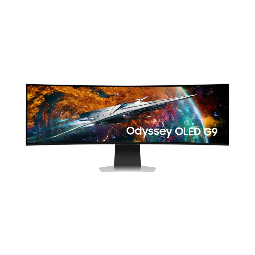 Samsung Odyssey QD-OLED G9 49" 32:9 240Hz QHD HDR OLED Curved Ultrawide Gaming Monitor (Silver) — Being Shipped