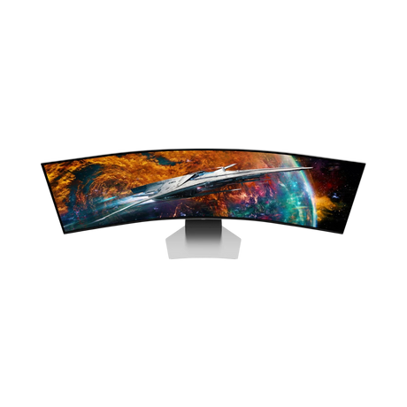 Samsung Odyssey QD-OLED G9 49" 32:9 240Hz QHD HDR OLED Curved Ultrawide Gaming Monitor (Silver) — Being Shipped