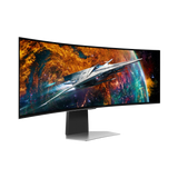 Samsung Odyssey QD-OLED G9 49" 32:9 240Hz QHD HDR OLED Curved Ultrawide Gaming Monitor (Silver) — Being Shipped