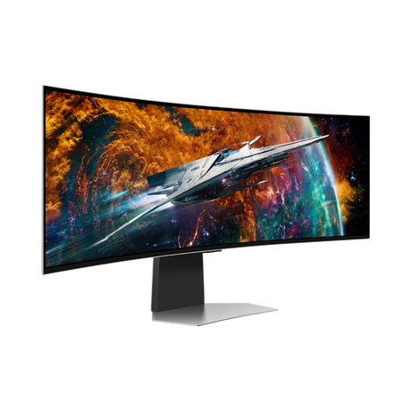 Samsung Odyssey QD-OLED G9 49" 32:9 240Hz QHD HDR OLED Curved Ultrawide Gaming Monitor (Silver) — Being Shipped