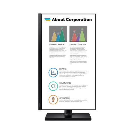 Samsung T45F 27" 16:9 75Hz FHD IPS Borderless Professional Monitor — Being Shipped