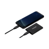 Samsung T5 2TB USB 3.1 Type-C Portable SSD (Black) — Being Shipped