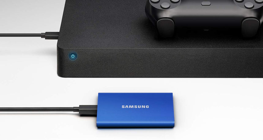 Samsung T7 1TB USB 3.2 Gen 2 Portable SSD (Indigo Blue) — Being Shipped
