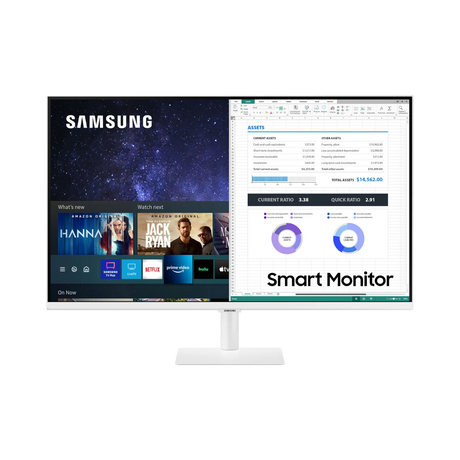 Samsung LS27AM501NNXZA 27" 16:9 60Hz FHD VA LCD Smart Monitor (White) — Being Shipped