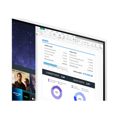 Samsung LS27AM501NNXZA 27" 16:9 60Hz FHD VA LCD Smart Monitor (White) — Being Shipped