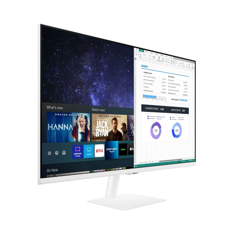 Samsung LS27AM501NNXZA 27" 16:9 60Hz FHD VA LCD Smart Monitor (White) — Being Shipped