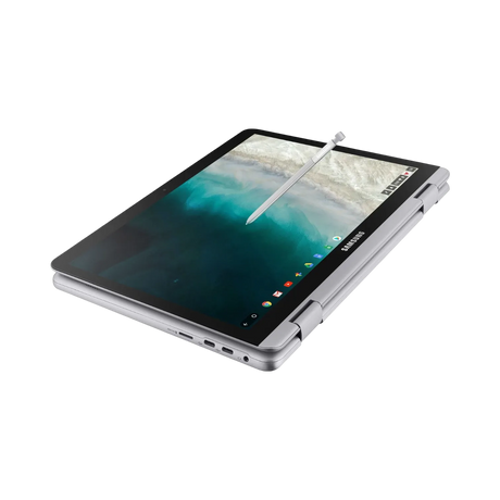 Samsung Chromebook Plus V2 12.2" Multi-Touch Laptop, Intel Celeron 3965Y, 4GB RAM, 32GB eMMC (Stealth Silver) — Being Shipped