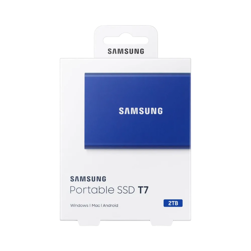 Samsung T7 1TB USB 3.2 Gen.2 Portable External SSD (Indigo Blue) — Being Shipped