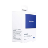 Samsung T7 1TB USB 3.2 Gen.2 Portable External SSD (Indigo Blue) — Being Shipped