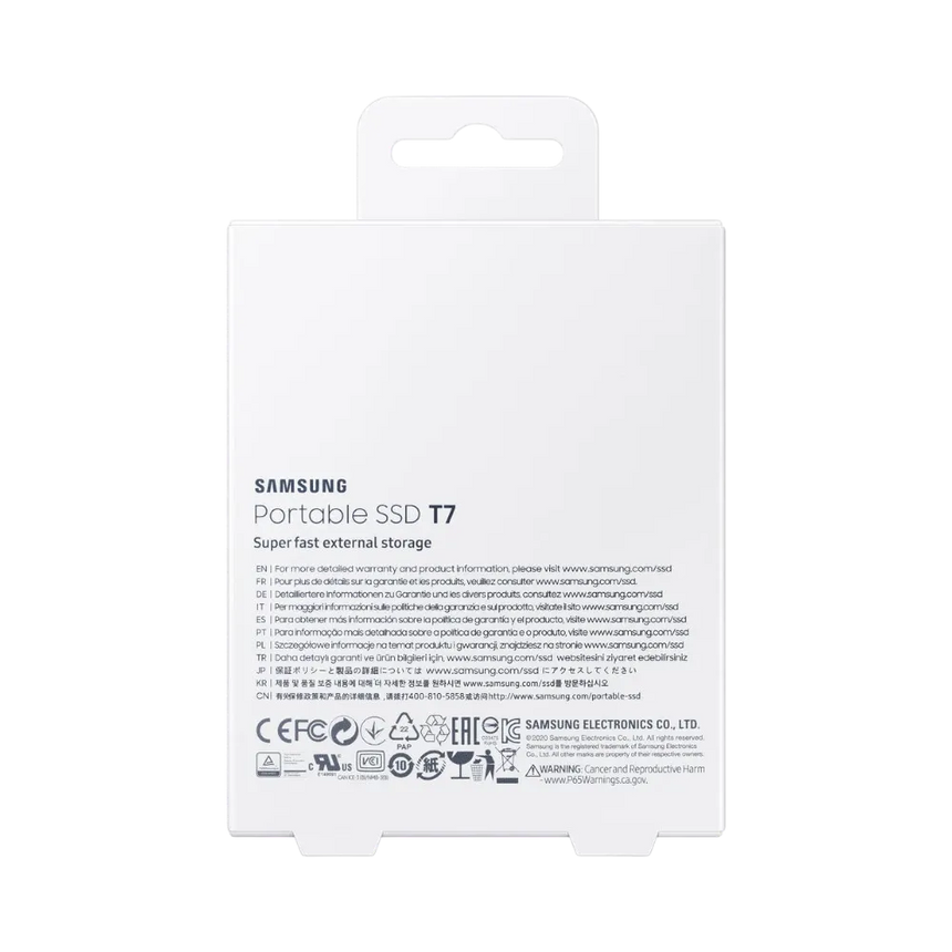 Samsung T7 1TB USB 3.2 Gen.2 Portable External SSD (Indigo Blue) — Being Shipped
