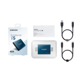 Samsung T5 500GB USB 3.1 Type-C Portable SSD (Blue) — Being Shipped