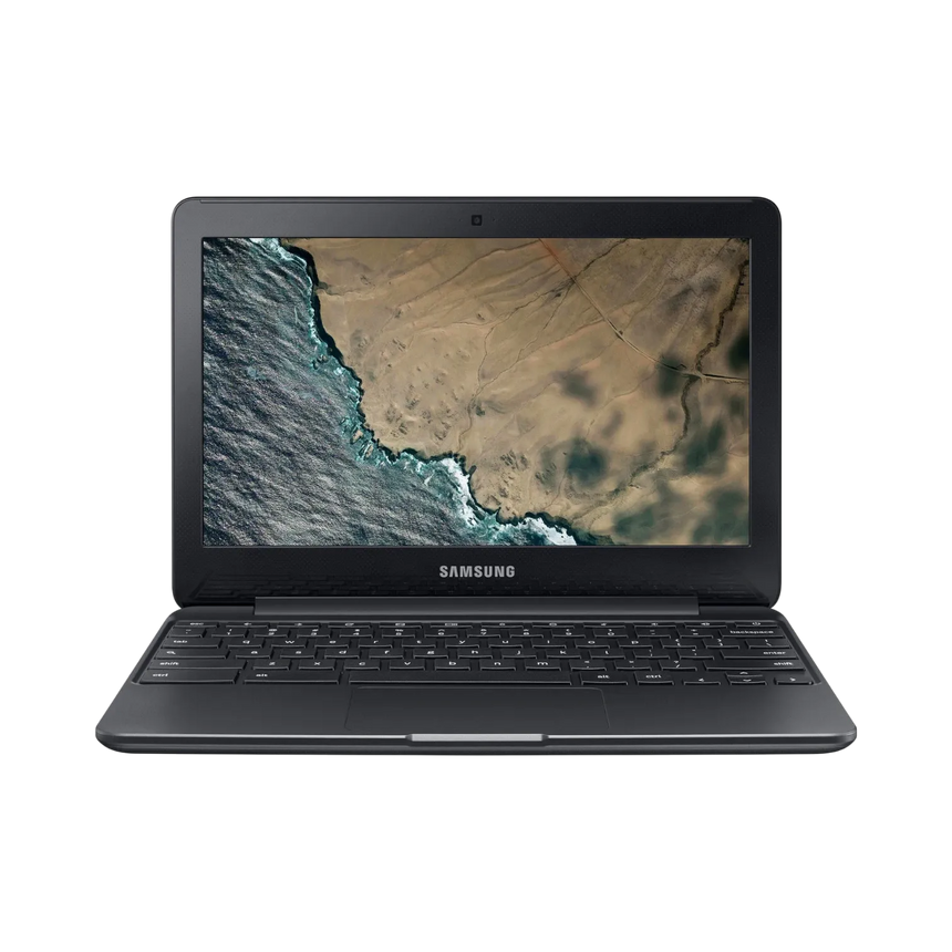 Samsung Chromebook 3 11.6" Notebook, Intel Celeron N3060, 4GB RAM, 32GB eMMC (Night Charcoal) — Being Shipped